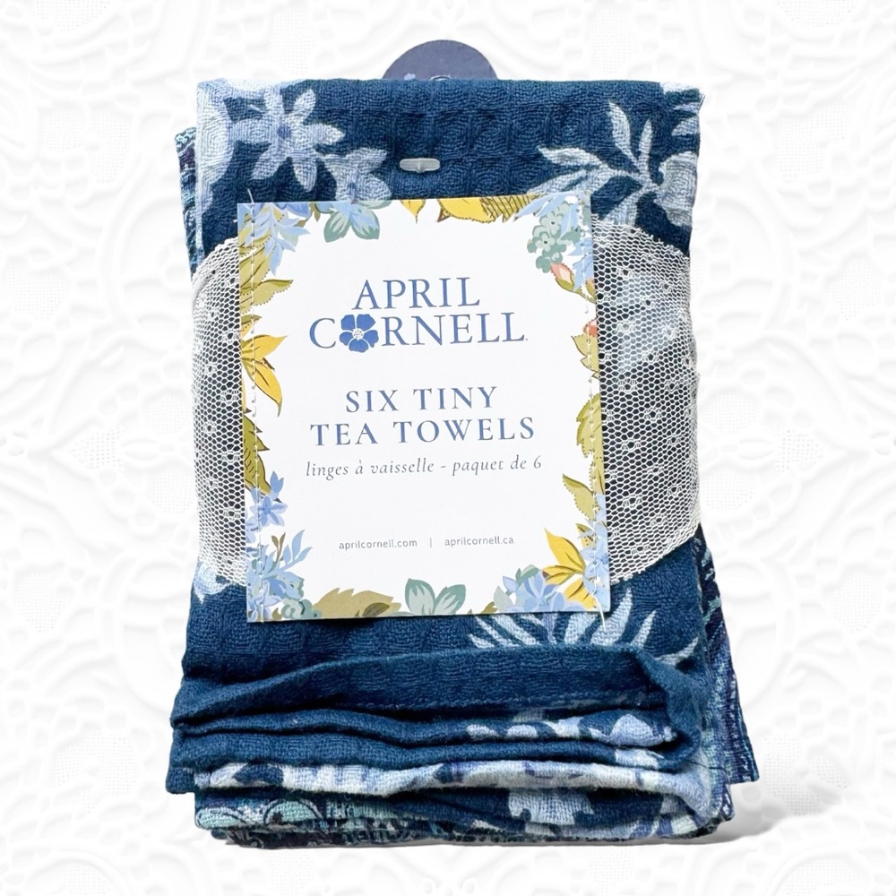 April Cornell Mini Tea Towels - Set of 6 | NWT